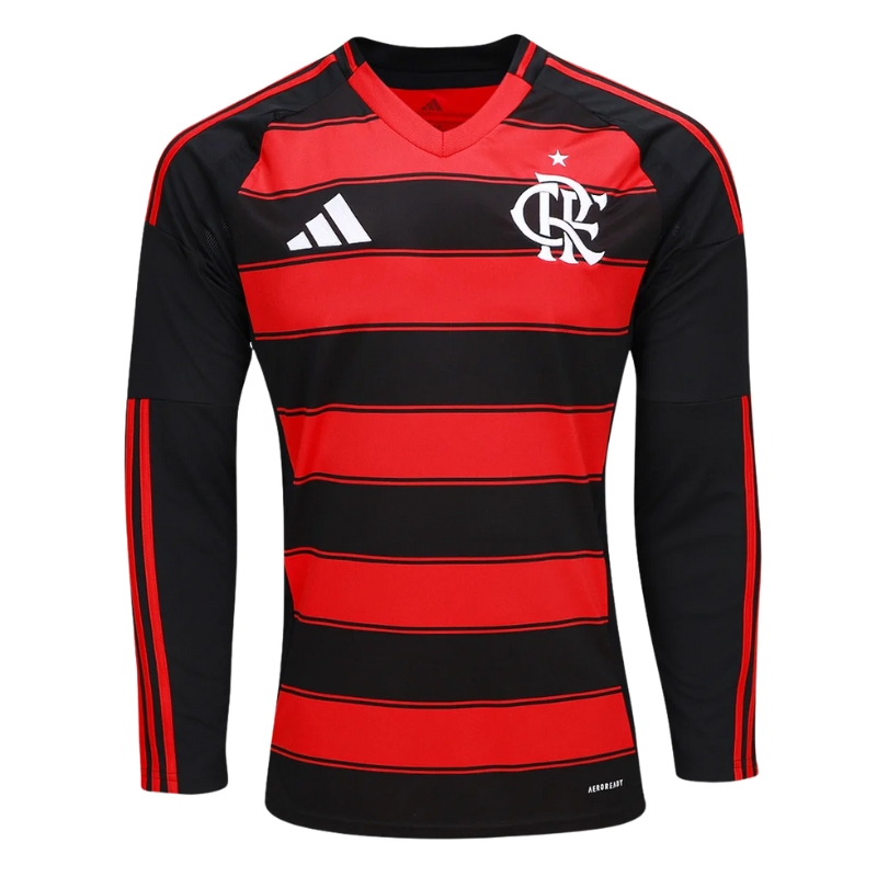 Camisa Adidas Flamengo 2025/26 I Manga Longa