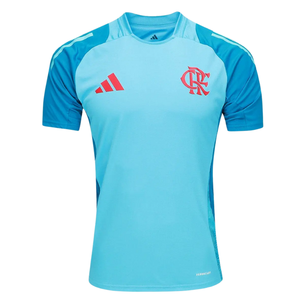 Camisa Adidas Flamengo 2025/26 Treino Azul