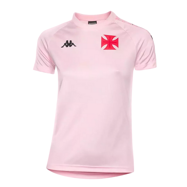Camisa Feminina Kappa Vasco 2024/25 Outubro Rosa