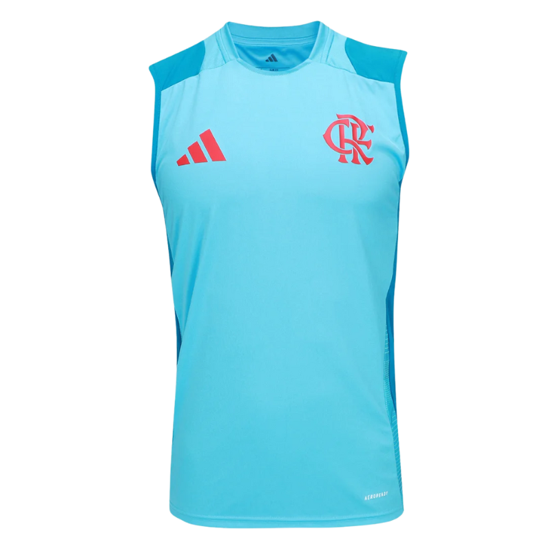 Regata Adidas Flamengo 2025/26 Treino Azul