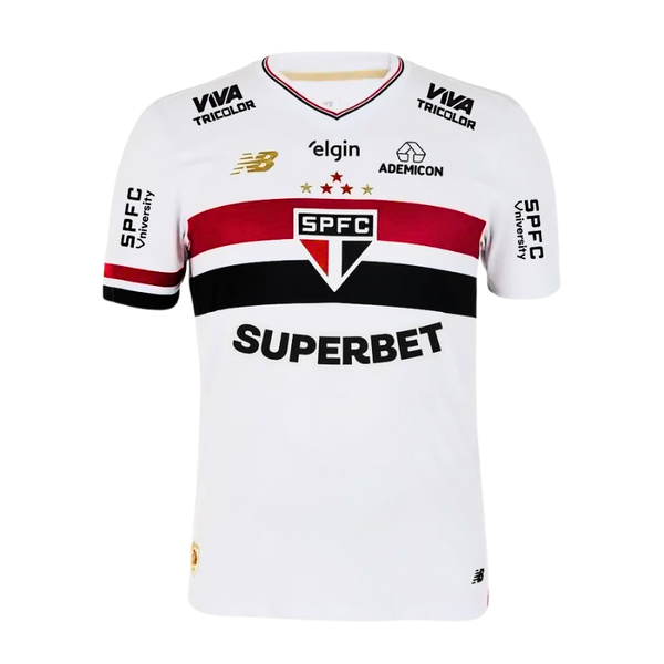 Camisa New Balance São Paulo 2025/26 I Jogador Com Patrocínios