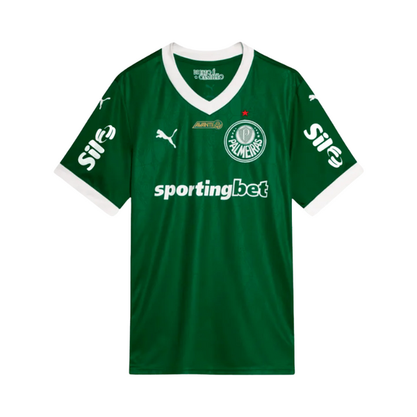 Camisa Puma Palmeiras 2025/26 I Jogador Com Patrocínios