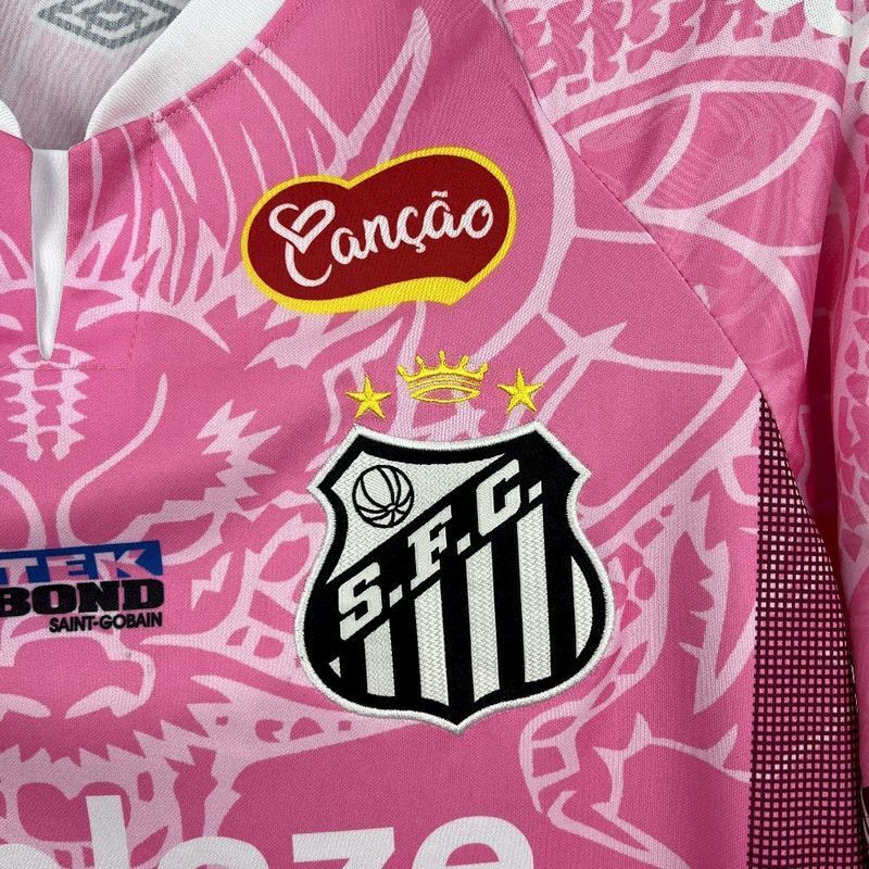 Camisa Umbro Santos 2025/26 III Edição Dragon Com Patrocínios