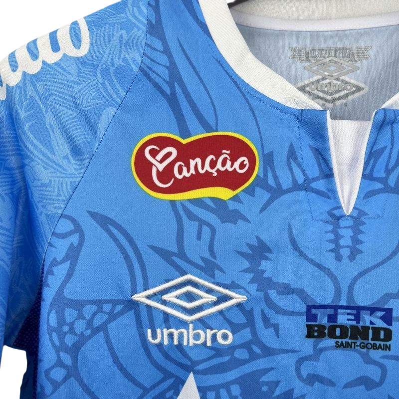 Camisa Umbro Santos 2025/26 I Edição Dragon Com Patrocínios