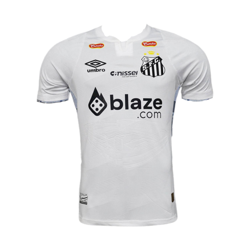 Camisa Umbro Santos 2024/25 I Jogador Com Patrocínios