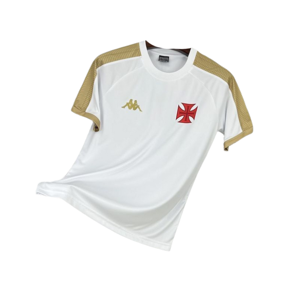 Camisa Kappa Vasco 2025/26 II Branca Dourada
