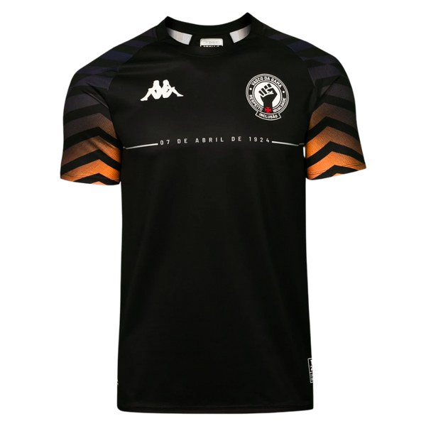 Camisa Kappa Vasco 2024/25 Aquecimento Preta