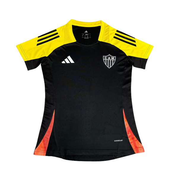 Camisa Feminina Adidas Atlético Mineiro 2025/26 Treino Preto