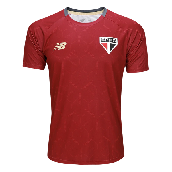 Camisa New Balance São Paulo 2025/26 Treino Vermelho