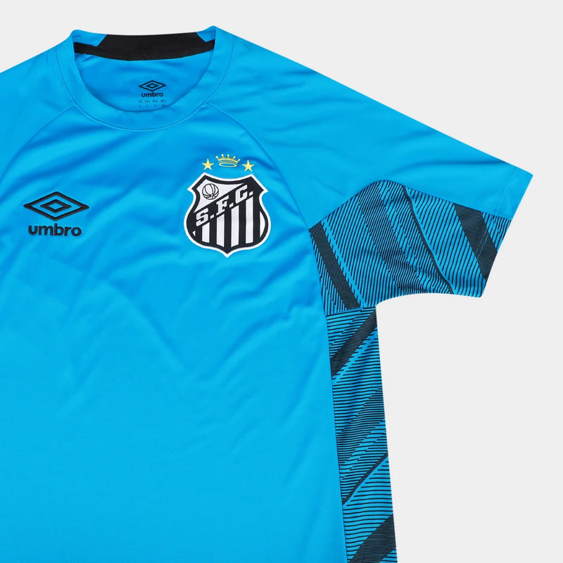 Camisa Umbro Santos 2025/26 Goleiro Azul