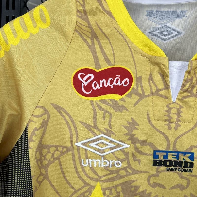 Camisa Umbro Santos 2025/26 II Edição Dragon Com Patrocínios