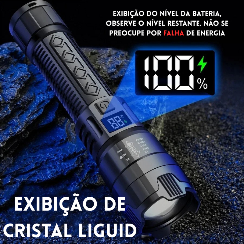 Lanterna Tática X-Power de Alta Potência