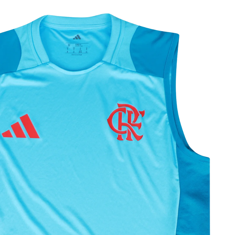 Regata Adidas Flamengo 2025/26 Treino Azul