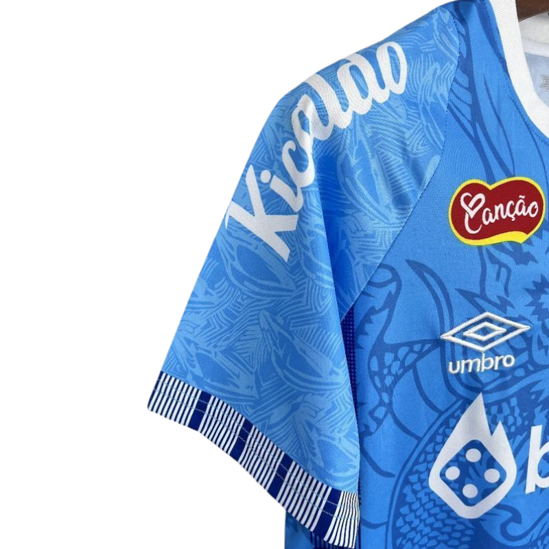 Camisa Umbro Santos 2025/26 I Edição Dragon Com Patrocínios