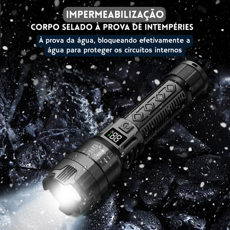 Lanterna Tática X-Power de Alta Potência
