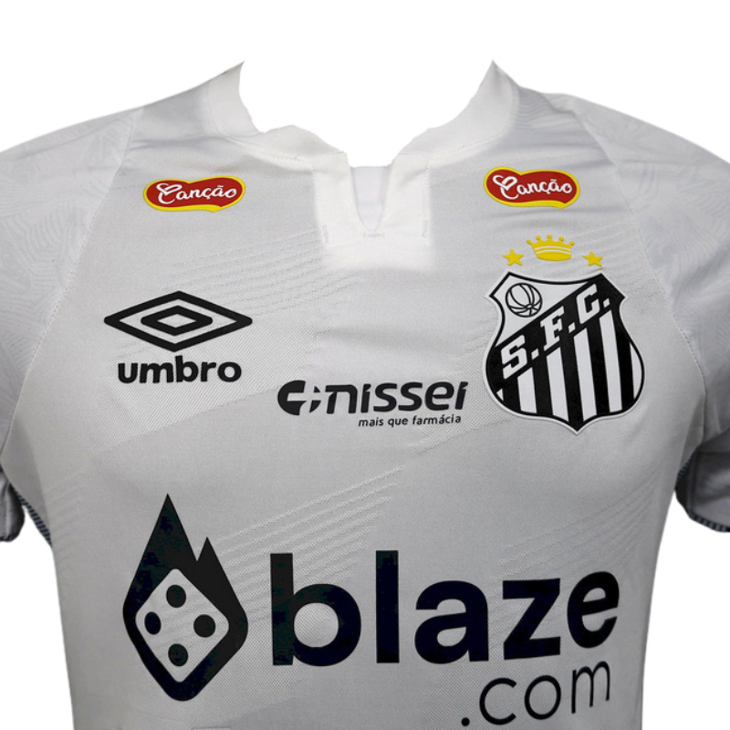 Camisa Umbro Santos 2024/25 I Jogador Com Patrocínios