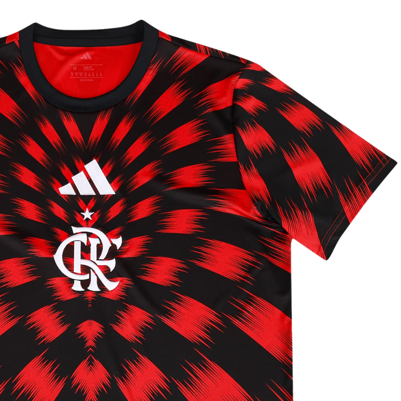 Camisa Adidas Flamengo 2025/26 Pré Jogo