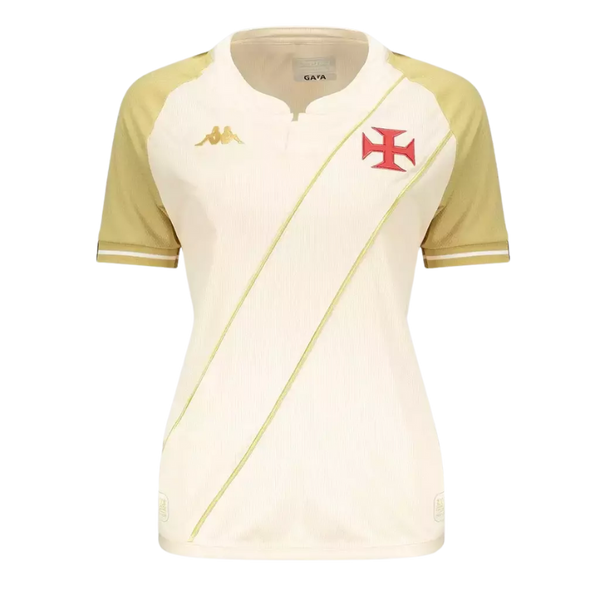 Camisa Feminina Kappa Vasco 2024/25 III Dourada Torcedor
