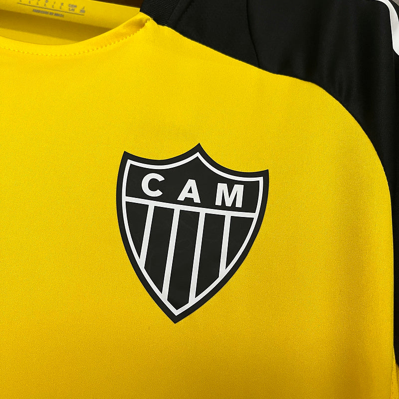 Camisa Feminina Adidas Atlético Mineiro 2025/26 Treino Amarelo